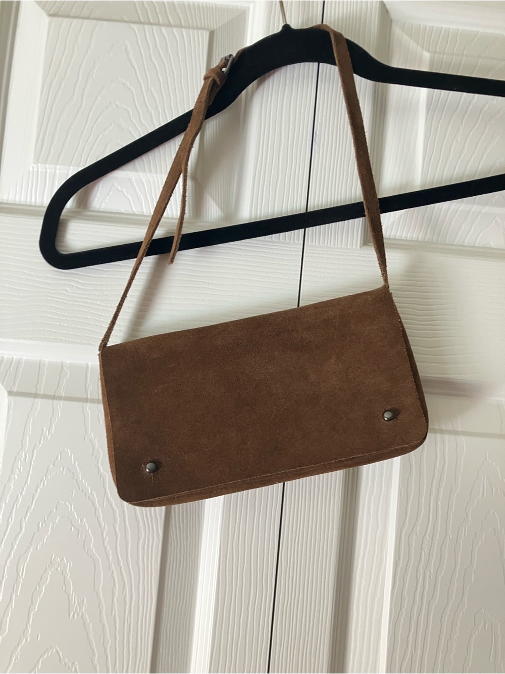 Banana Republic Brown Suede Shoulder Bag